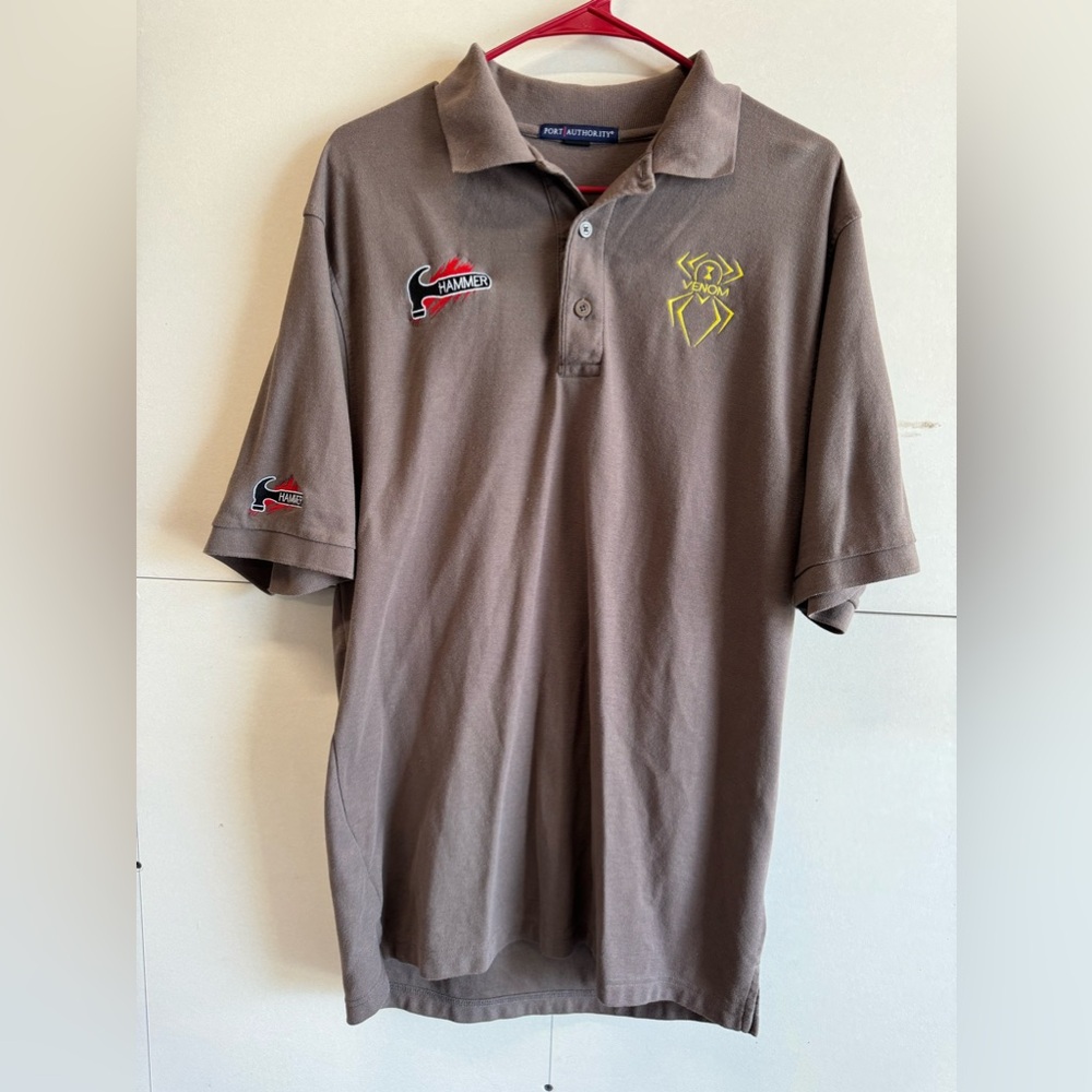 Port Authority polo shirt- bowling, men’s size large